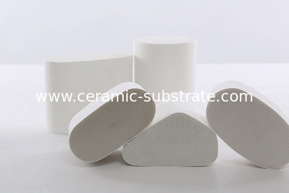 Cordierite Honeycomb Substrat keramik untuk Exhaust Gas Purifier