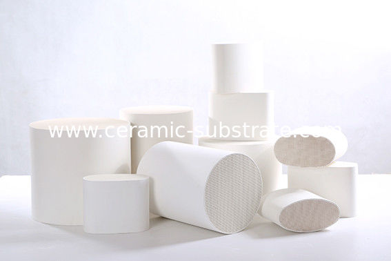 Mobil Diesel Particulate Filter, Honeycomb Substrat keramik, dukungan keramik