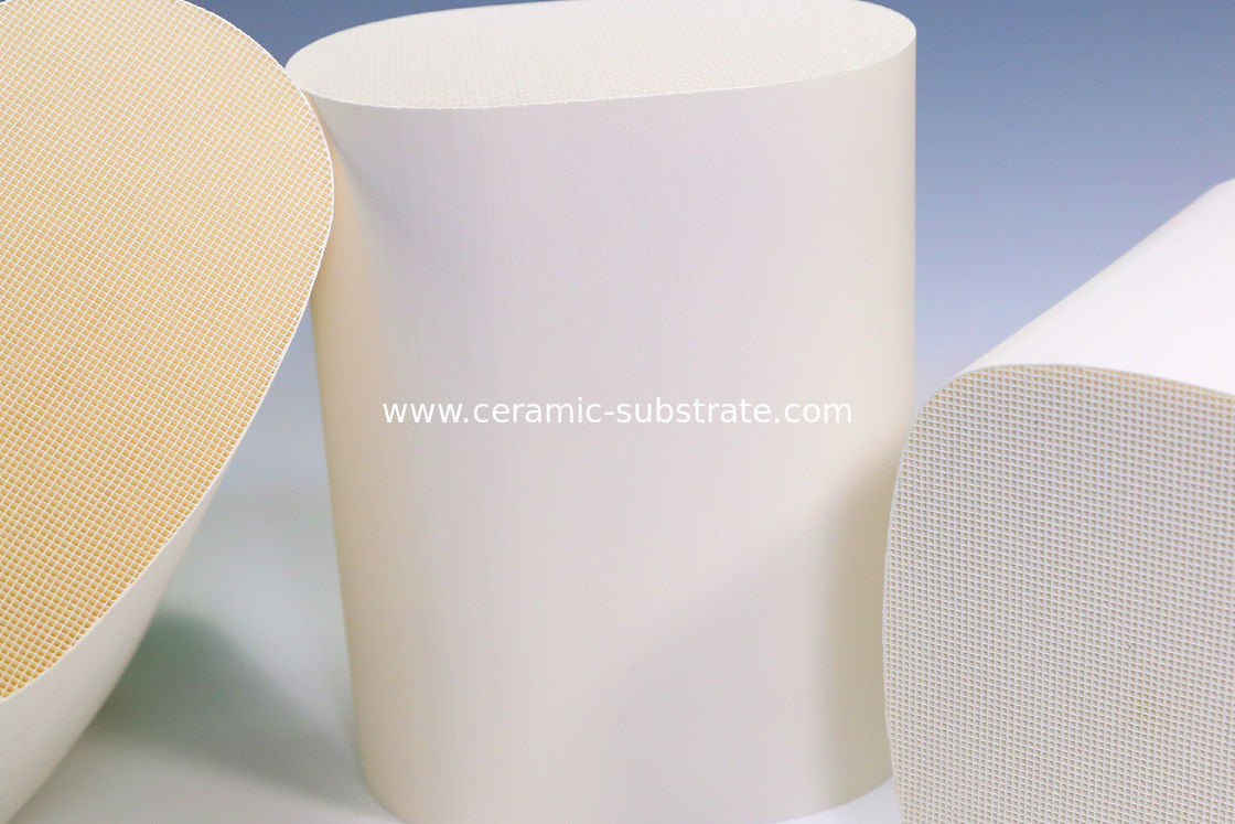 Iso Passed VOC Honeycomb Ceramic Mendukung Keramik Tahan Suhu Tinggi