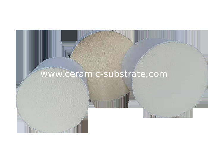 Cordierite Diesel Particulate White Ceramic Substate Filter Daya Tahan Tinggi