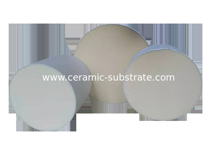 Round Cordierite Dpf Honeycomb Ceramic Substrat 100 200 CPSI Sel Kepadatan