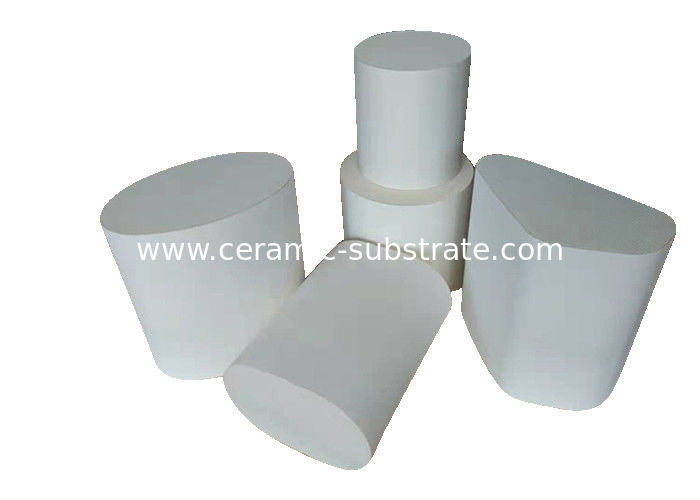 Substrat Keramik Alumina Putih, Honeycomb Filter Keramik Untuk Mobil / Motor