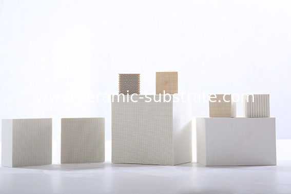 VOC Honeycomb Keramik Substrat, berpori Suhu Keramik Tinggi