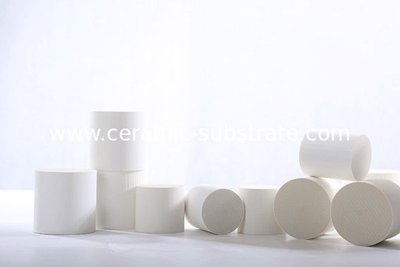 Catalyst Dukungan Cordierite Honeycomb Keramik Putih Untuk TWC