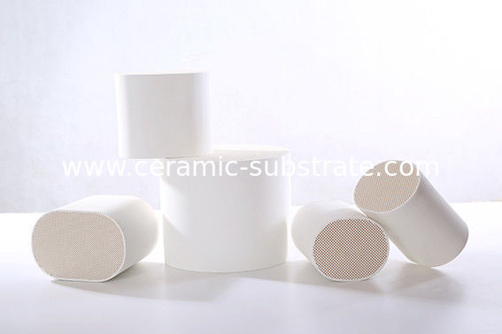 Honeycomb Keramik Substrat, 100CSI dukungan katalis keramik / katalitik penyaring