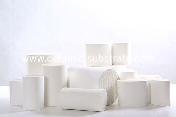 Cordierite Diesel Particulate Filter, Substrat Ceramic White