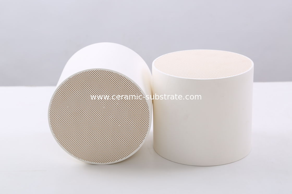 Mobil Diesel Particulate Filter, Honeycomb Substrat keramik, dukungan keramik