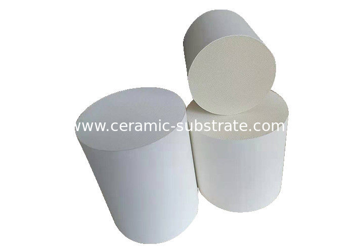 RCO VOC Ceramic Mendukung Area Permukaan Besar, Honeycomb Keramik Putih