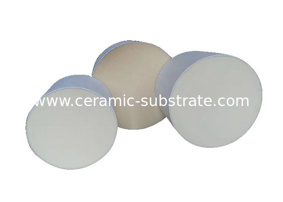 Substrat Cordierite Diesel Particulate Filter Putih Porositas Tinggi